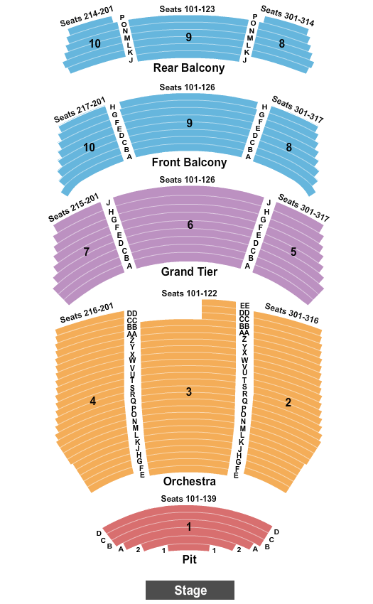 Durham Performing Arts Center Cirque du Soleil Seating Chart