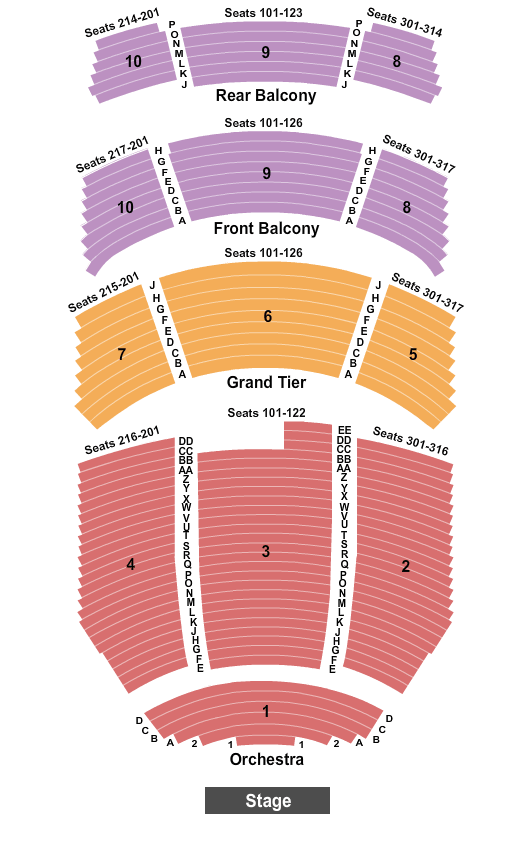 Durham Performing Arts Center Cirque du Soleil Seating Chart